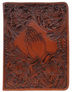 Tooled Leather Bible & Cover