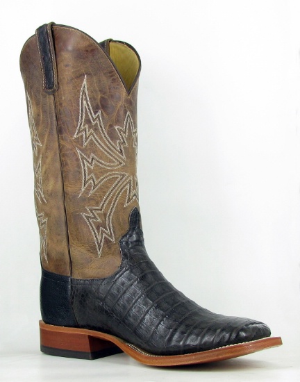 chocolate caiman boots