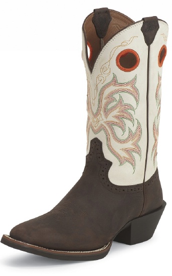 justin stampede punchy cowboy boots