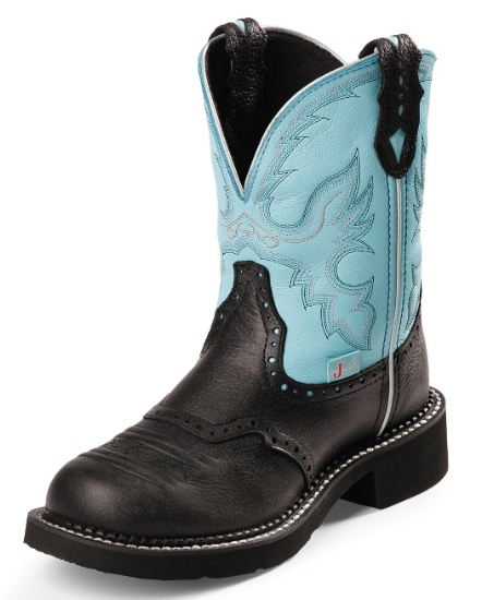 Justin L9905 Ladies Gypsy Casual Boot with Black Deercow Cowhide Foot w ...