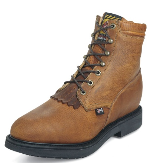 justin double comfort work boots