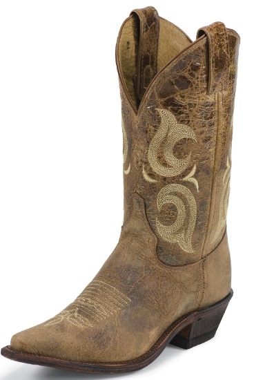 ladies tan cowboy boots