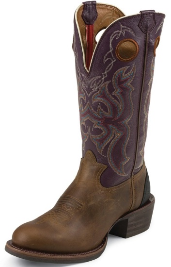 Western Boot with Tan Cody Leather Foot 